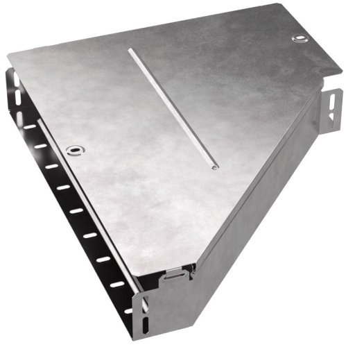 Переходник левый для лотка с крышкой Промрукав Стандарт 500х200х80 фото Переходник левый для лотка с крышкой Промрукав Стандарт 500х200х80 картинка